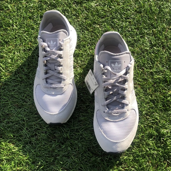 adidas gray Marathon Tech size 9.5 - Picture 2 of 7